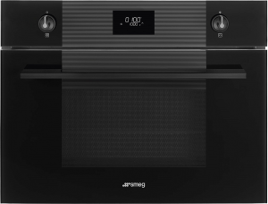 Smeg SF4101MCNO компактный духовой шкаф комбинированный с микроволновой печью 60 см высота 45 см 11