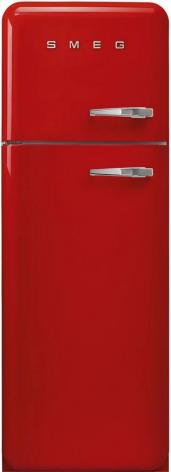 Smeg FAB30LRD5 отдельностоящий двухдверный холодильник стиль 50-х годов 60 см красный